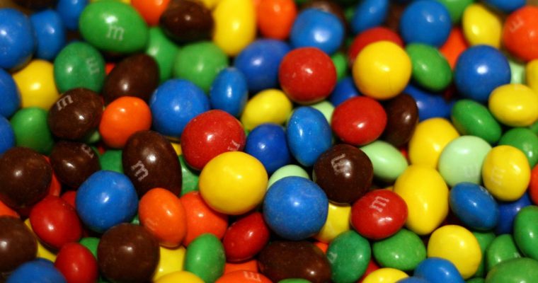 Geburtstagskuchen mit M&M’s